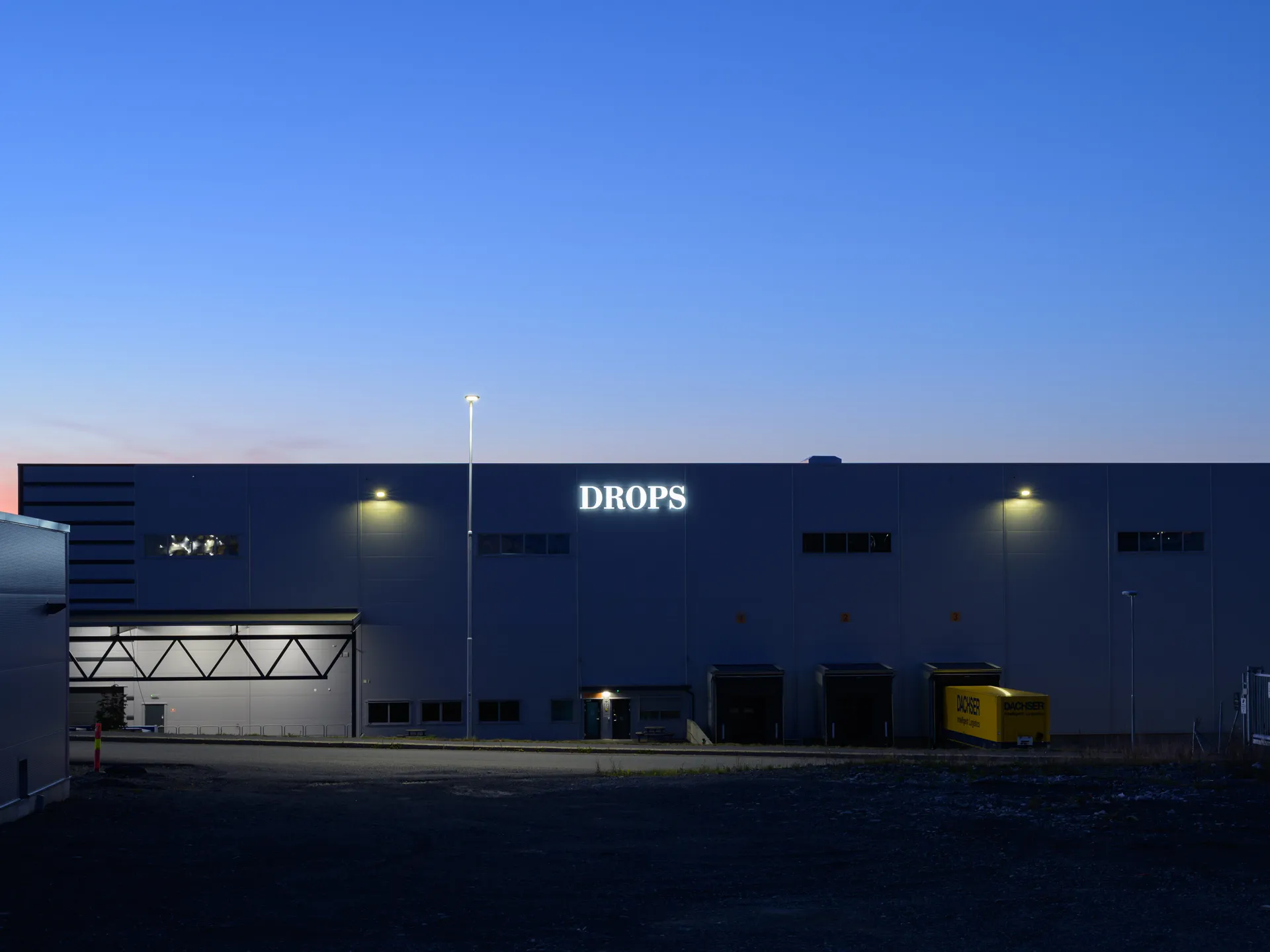 Constructs photo series by Rino Falstad showing industrial facades and abandoned architectural spaces.