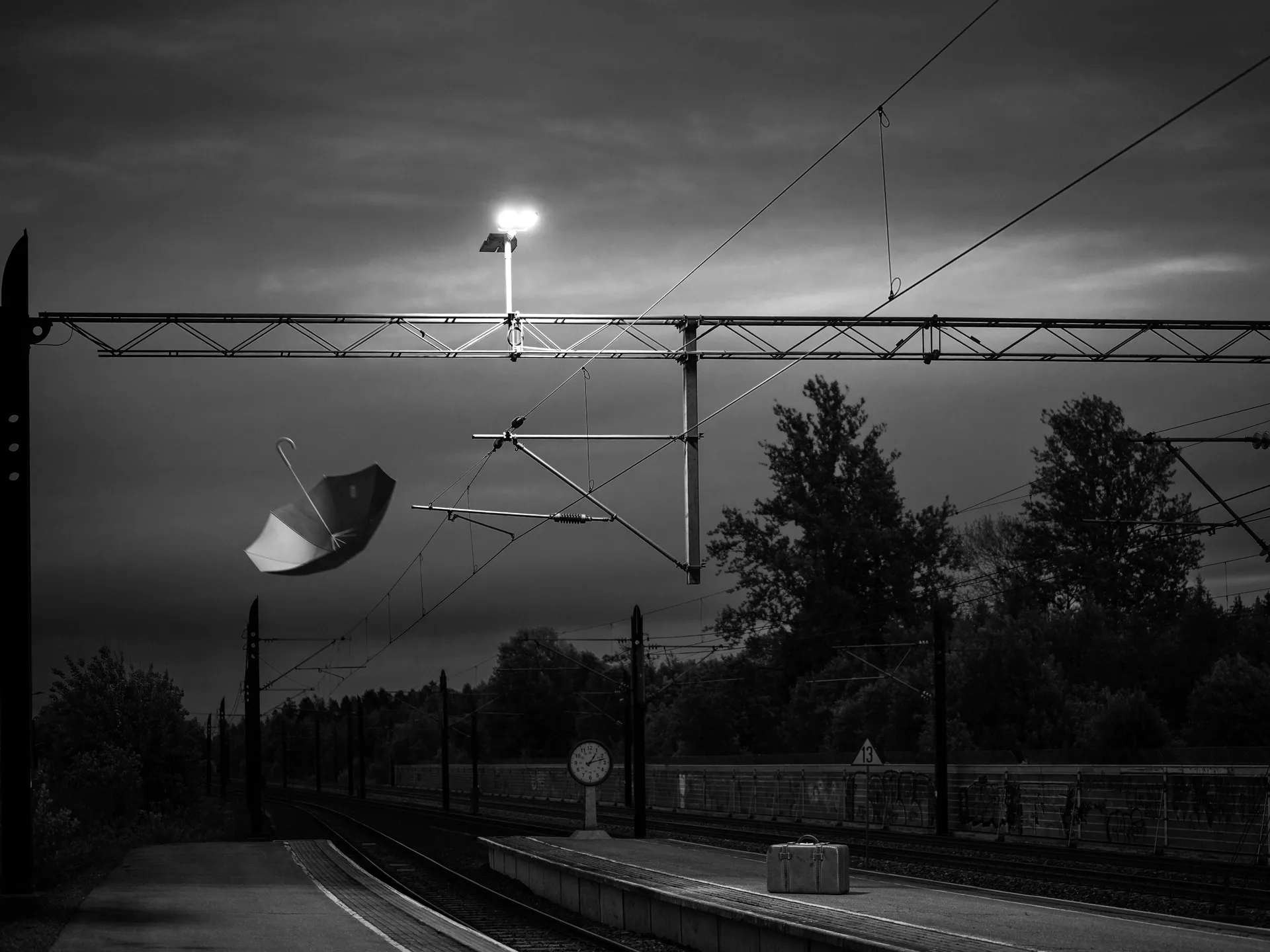 Mixed Realities collection by Rino Falstad — photography and digital scenes fusing real spaces with surreal, altered layers.